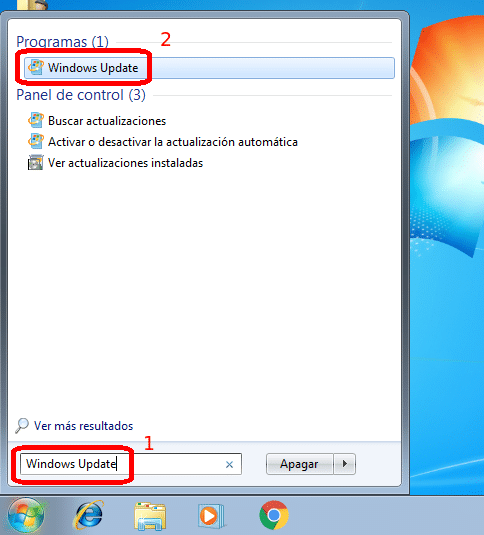 Windows Update en Windows 7