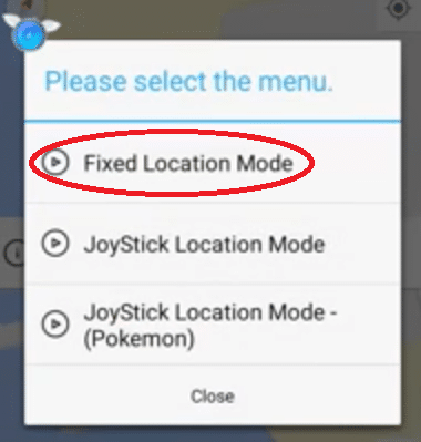 fixed location mode
