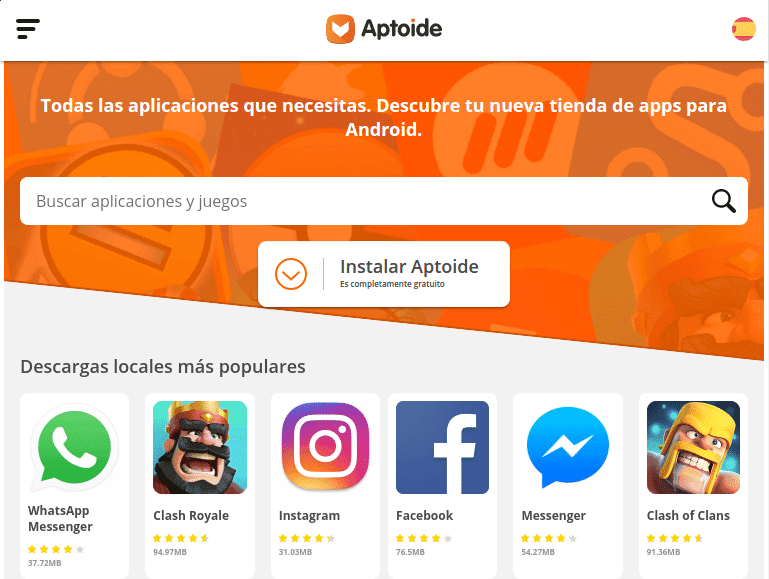 Aptoide 9.2.1.0 APK: Descarga gratis para Android (Octubre 2018) 1 versión web aptoide