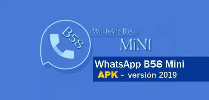 descargar whatsapp b58 mini apk 2019