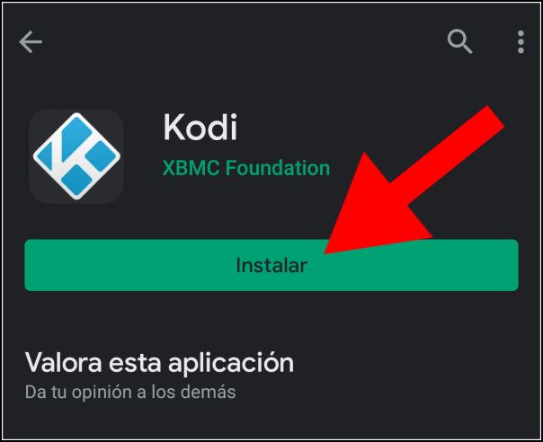 Instalar Kodi en Android